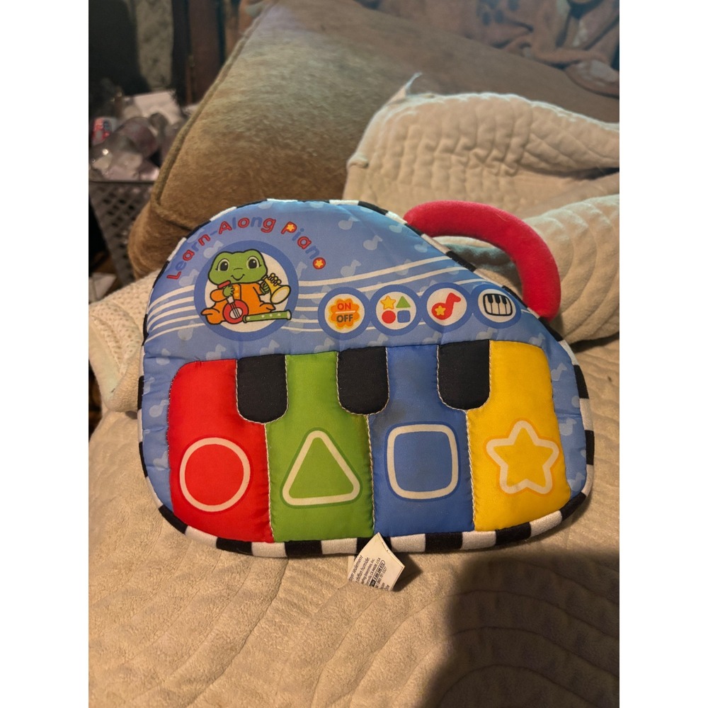 LeapFrog Baby Learn-Along Piano Plush Musical Toy 690-10513 Vintage